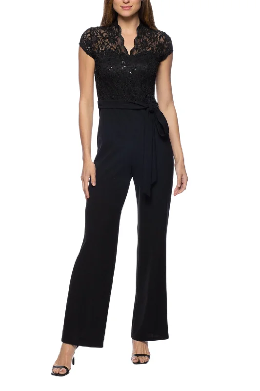 Marina 268331 Long Lace Formal Jumpsuit