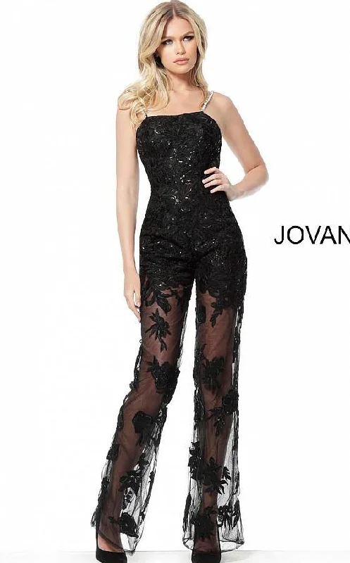 Jovani 59225 Formal Lace Evening Jumpsuit