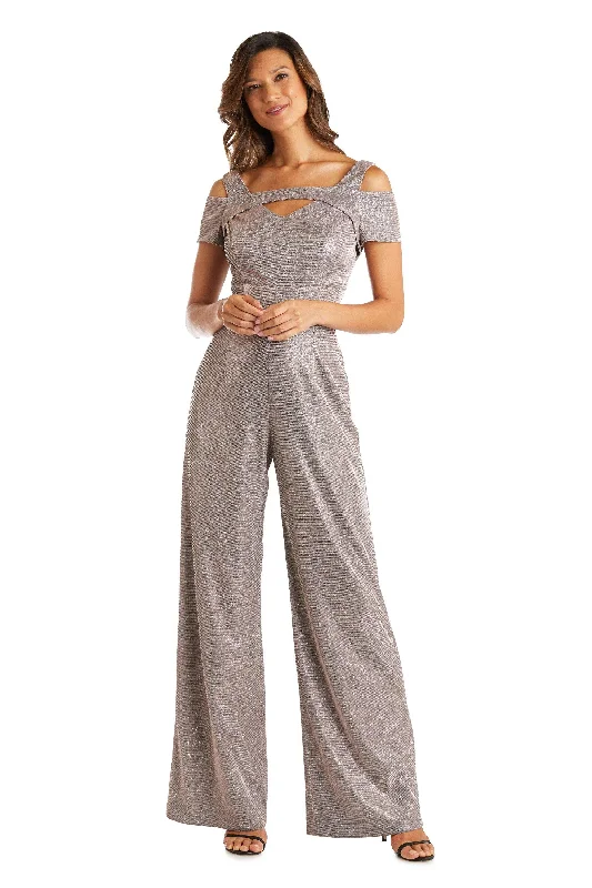 Nightway Off Shoulder Jumpsuit Formal 21959