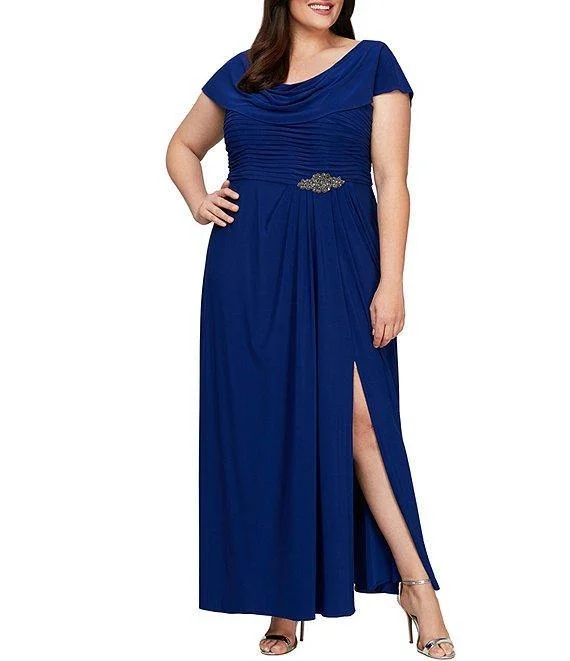 Alex Evenings AE84351491 Plus Size Long Formal Dress