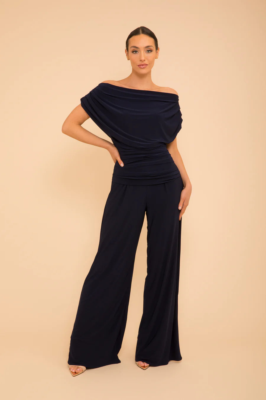 CARBON JERSEY JUMPSUIT (NAVY)