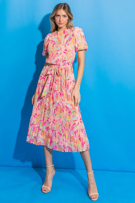 BOARDWALK DREAM WOVEN MIDI DRESS