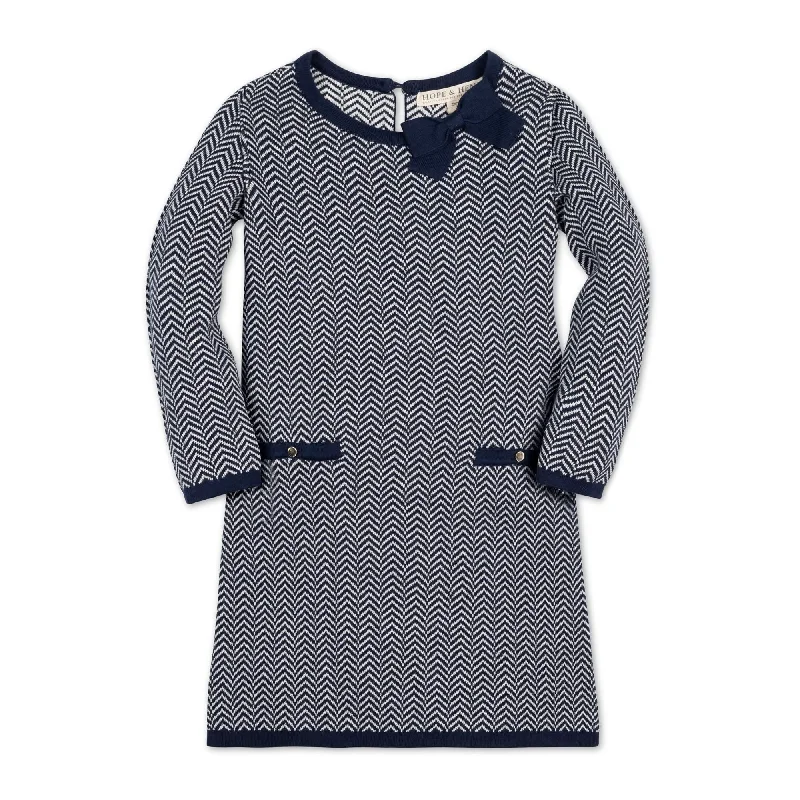 Organic Bow Sweater Dress - Baby