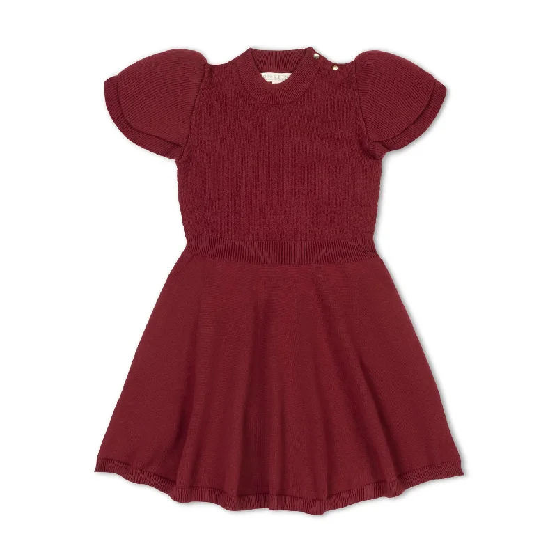 Organic Flutter Sleeve Sweater Dress - Baby