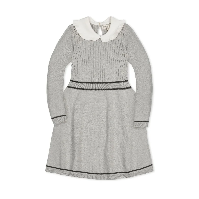 Organic Peter Pan Collar Sweater Dress - Baby