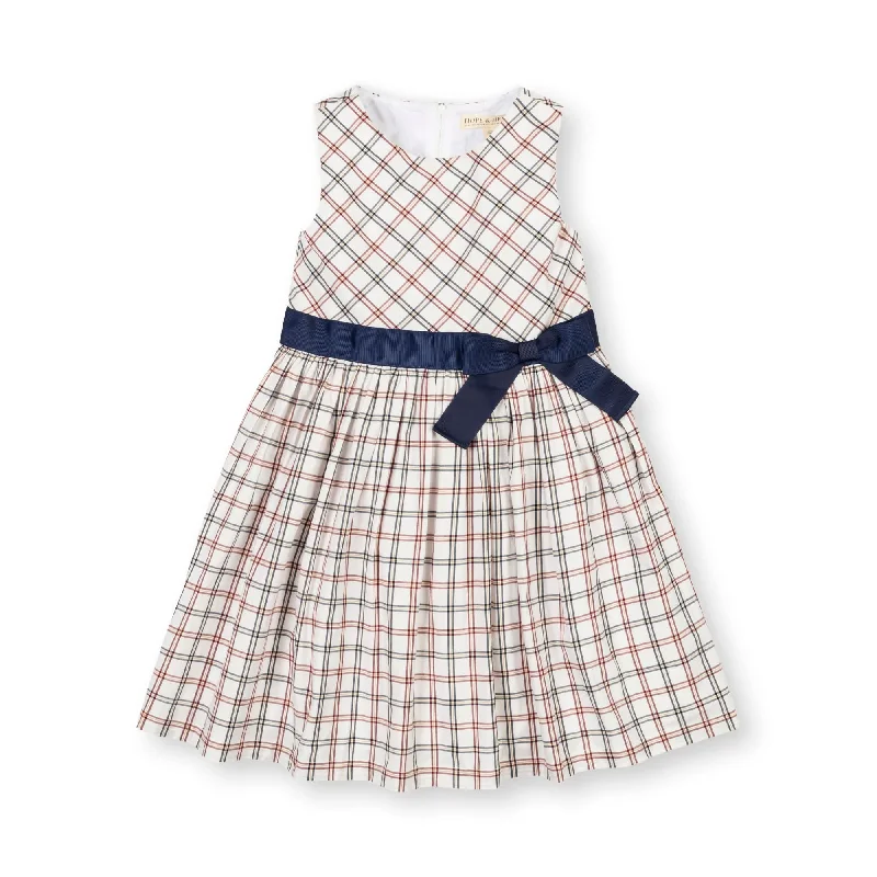 Organic Stretch Poplin Sash Dress - Baby