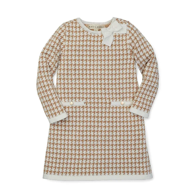 Bow Detail Organic Sweater Dress - Baby