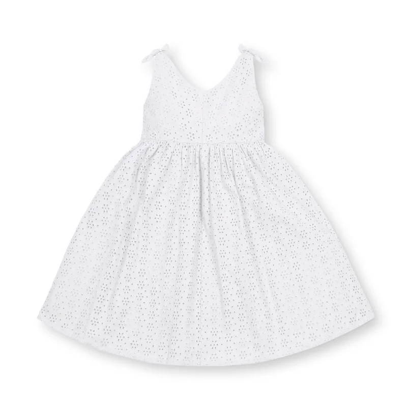 Bow Shoulder Organic Swing Dress - Baby