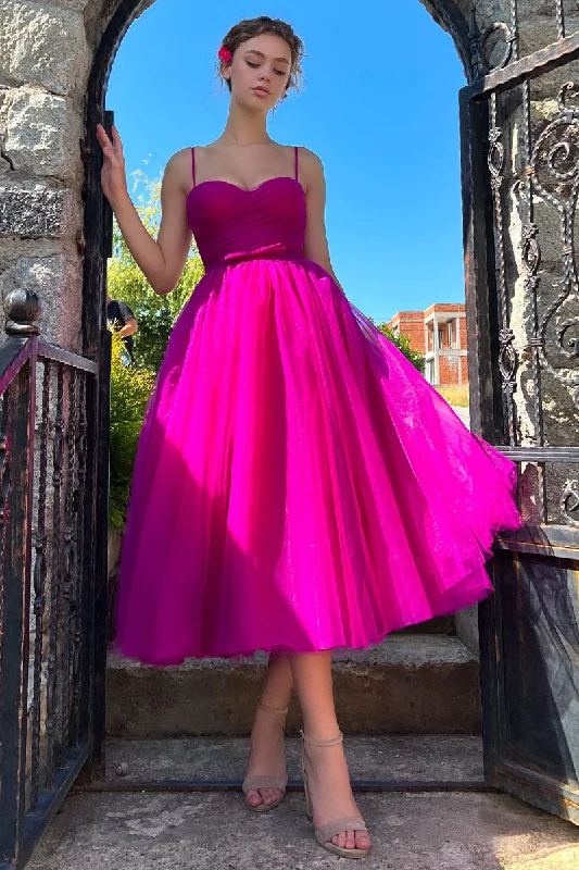 Divine Darling Tea-Length Tulle Cocktail Dress