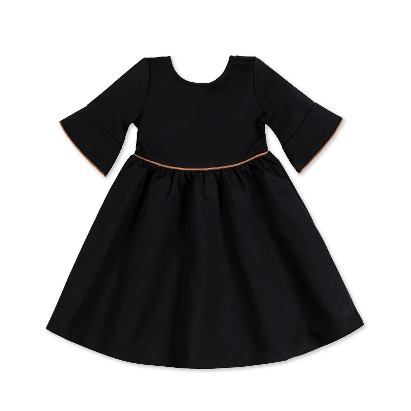 Ruffle Sleeve Ponte Dress - Baby