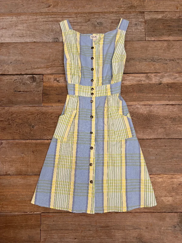 Blue and Yellow Plaid