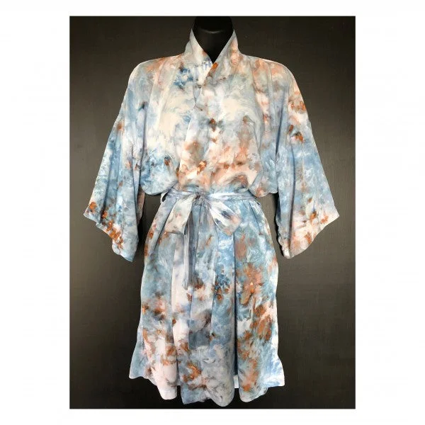 Dyed Short Robe