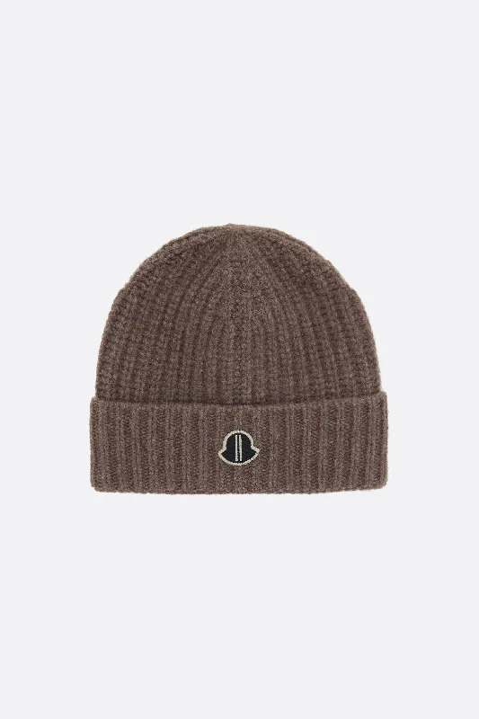 wool and cashmere beanie