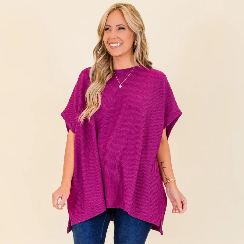 All About Knits Top, Berry