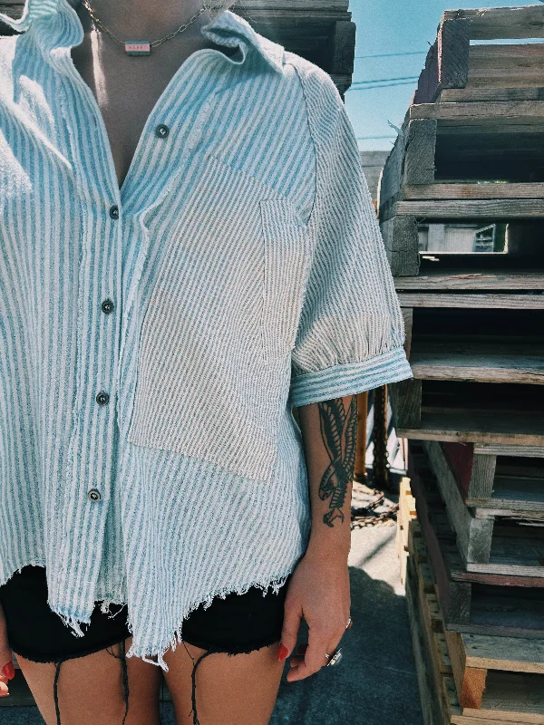 By The Shore Button Up