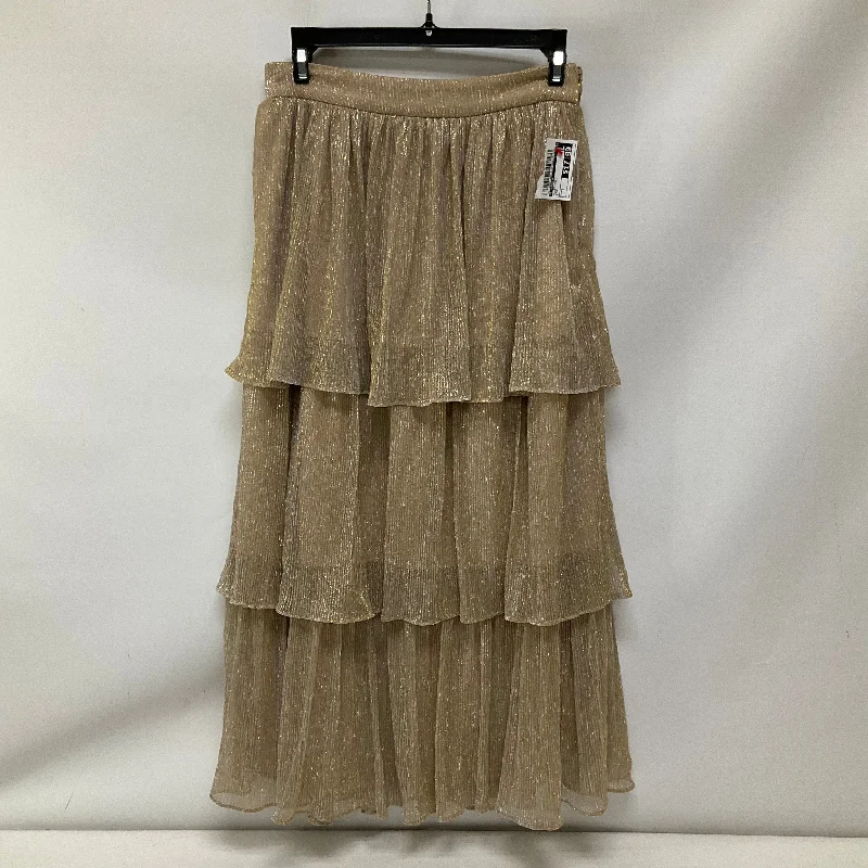 Skirt Maxi By A Loves A In Gold, Size: S