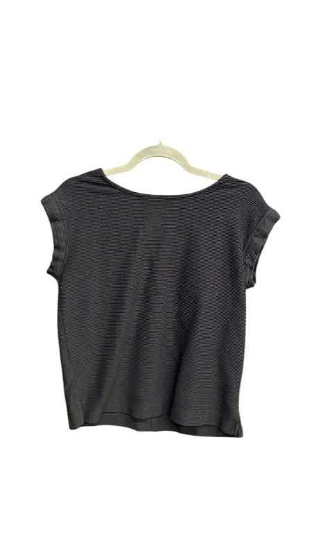 Top Short Sleeve By Loft In Black, Size: Xs