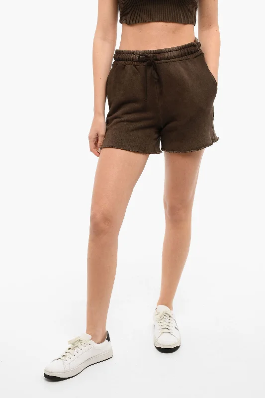 Cotton Citizen Frayed Shorts with Drawstring