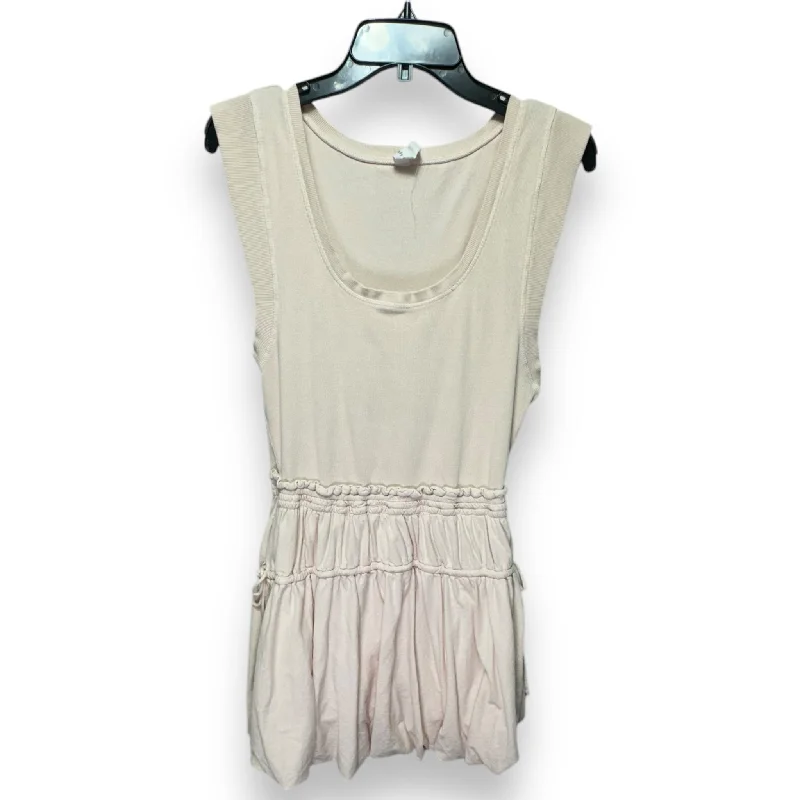 Dress Casual Short By Daily Practice By Anthropologie In Peach, Size: L