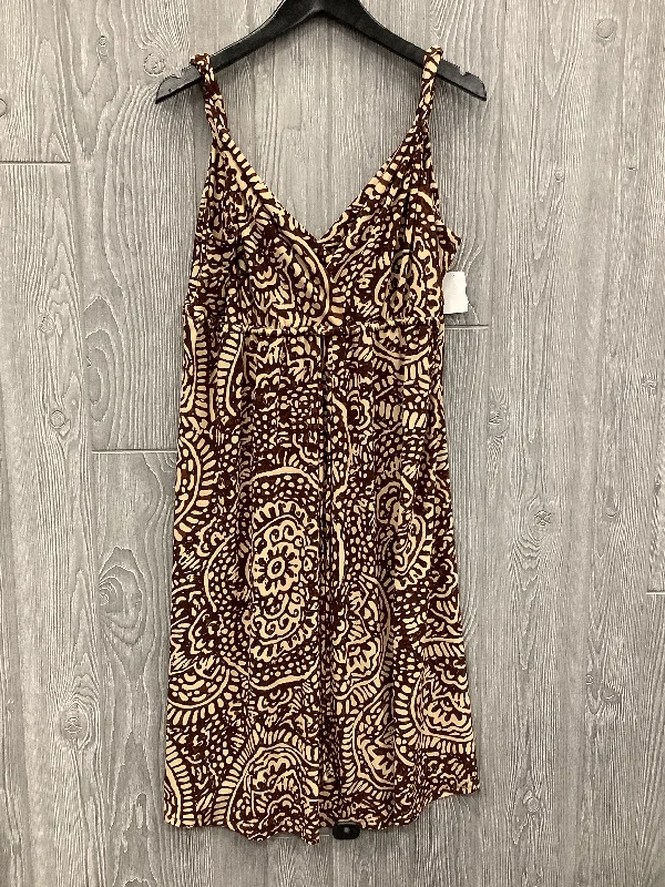 Dress Casual Short By Jones New York In Brown, Size: Xl