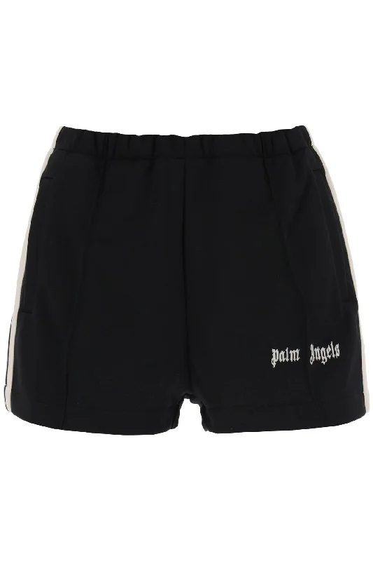 Palm Angels Women's Track Shorts With Contrast Bands