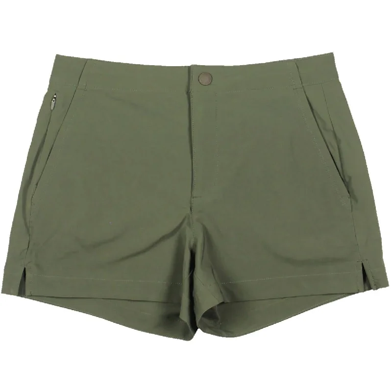 Womens Mini Mid-Rise Casual Shorts