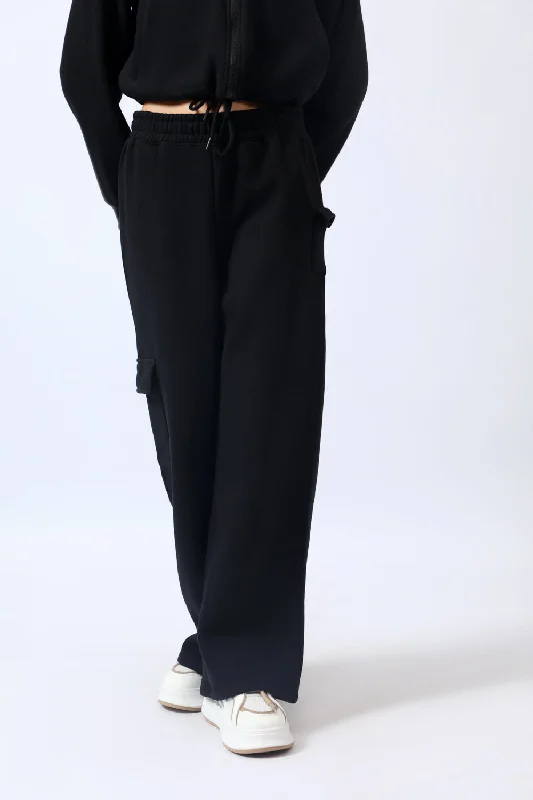 WIDE LEG CARGO TROUSER