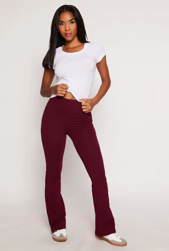 High Waist Boot Cut Pants