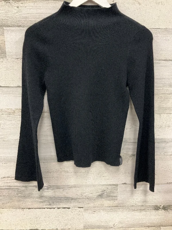 Top Long Sleeve By Maeve In Black, Size: S