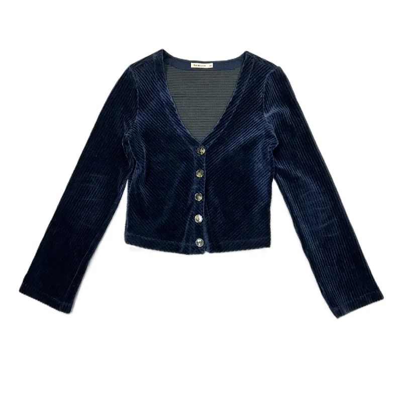 Top Long Sleeve By Marine Layer In Navy, Size: Xs