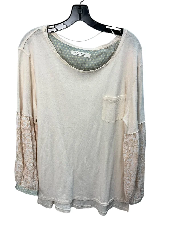 Top Long Sleeve By We The Free In Peach, Size: S