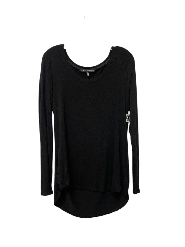 Top Long Sleeve By White House Black Market In Black, Size: M